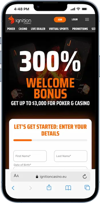 ignition casino homepage