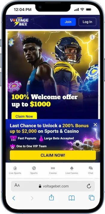 voltage bet homepage